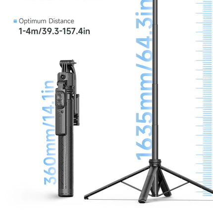 FANGTUOSI 360 Rotation Gimbal Stabilizer ,Selfie Stick Tripod for Smartphone Camera With Bluetooth shutter Stabilizer for Live