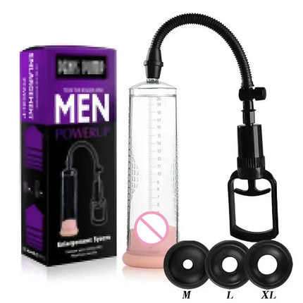 Manual Penis Pump Sex Toys for Men Penis Enlargement Vacuum Pump for Enhancement Male Masturbator Adult Penis Extender Too