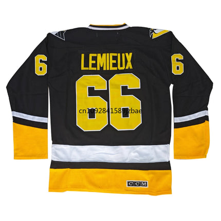 Jaromir Jagr Jersey American Pittsburgh Retro Ice Hockey Jerseys 66 Mario Lemieux Jersey All Stitched Sweater Us Mens Size M-3XL