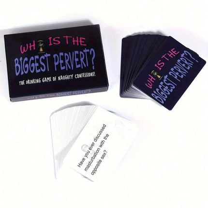 Who Is the Biggest Pervert? Adult Party Card Game |   Naughty Truth or Dare Drinking Game for Friends & Game Night