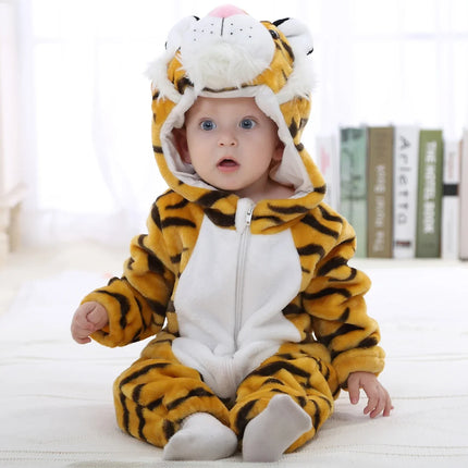 Kigurumi Pajamas Easter Rabbit Baby Rompers Winter Hooded Flannel Sleepwear Toddler Infant Animal Pyjamas Girls Boys Clothes