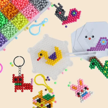 Refill Pack 300Pcs/bag 36 Colors 5mm Water Beads Spray Magic Beads Educational 3D Puzzles Accessories for Children Toys