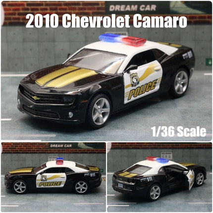 1/36 Chevrolet Camaro Super Sport Toy Car Model 5'' 1:36 RMZ CiTY Diecast Miniature Vehicle Pull Back Collection Gift for Boys