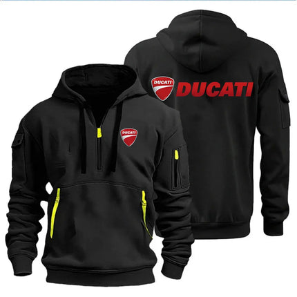 Ducati Men's Hooded Sweatshirt Spring Autumn Outdoor Sportswear Fashionable Casual Motorcycle Enthusiasts Clothing 2026