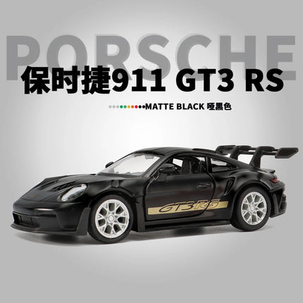 New1:36 Porsche 911 GT3 RS Alloy Mini Car Model Racing Diecasts Metal Toy Sports Simulation Collection Pull Back Childrens Gifts