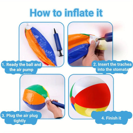 5/10Pcs Inflatable Beach Balls Pool Toys for Party Supplies Decorations Adults Kids Summer Water Games Beachball Floating Toy