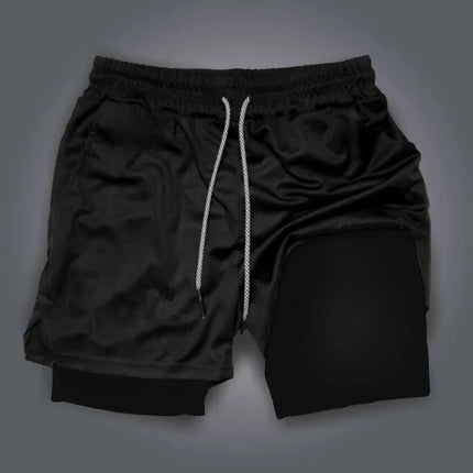 Summer New Pok É Mon Anime Peripheral 2-in-1 Sports Shorts for Men and Women, Hiking, Fitness, Running, Gym Shorts Promotion