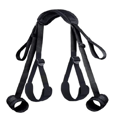 Many Kinds of Bondage Kit BDSM Shoulder Sex Swing Adjustable Love Slings Ankle Cuffs Neck Pad,Open Leg,SM Bed Restraints