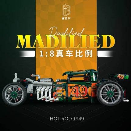 2026 New Technical Remote Control Vintage Retro Car Toys MOC T50 Classic Car Set Building Blocks Bricks For Kids Christmas Gifts