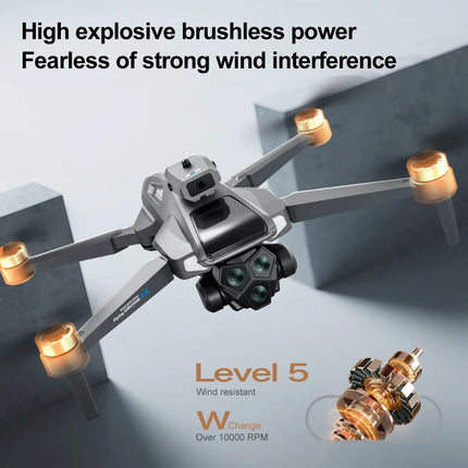M66 New Folding Drone 4,5" Screen 25 Min Battery 8K Movie Camera Optical Flow Position Aircrafting Obstacle Avoidance Brushless