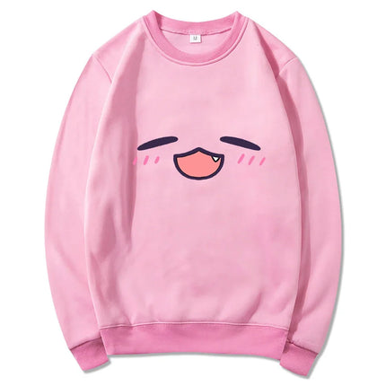 Tako Takodachi Face Hoodie Anime Hololive Hoodies Winter Women Spring/Autumn Tops Unisex Sweatshirt Vintage Harajuku Sudaderas