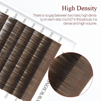 SONG LASHES Wholesales High quality Professional Customized Eyebrow Extensions no curl False Eyelashes Extensions & Tools