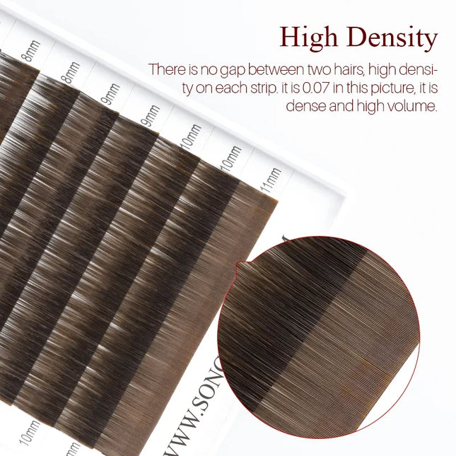 SONG LASHES Wholesales High quality Professional Customized Eyebrow Extensions no curl False Eyelashes Extensions & Tools