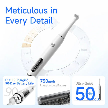 Electric Tooth Polisher Low Noise Dental Scaler Plaque Tartar Remover Tooth Cleaner Deep Cleaning Polishing Teeth Whitening Kit