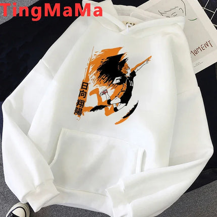 Oya Oya Oya Haikyuu Japanese Anime Hoodies Men Kawaii Cartoon Nekoma Graphic Streetwear Kuroo Volleyball Sweatshirts Male