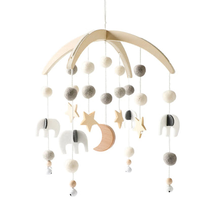 Baby Cloud Rattles Crib Mobiles Toys 0-12 Months Bell Musical Box Newborn Bed Bell Toddler Rattles Carousel For Musical Toy Gift