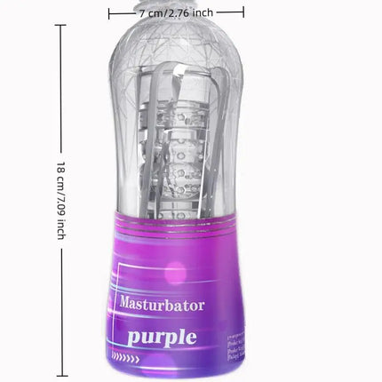 Male Masturbator Cup Soft Pussy Sex Toys Transparent Vagina Adult Endurance Exercise Adult Supplies Pocket Cup For Men
