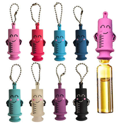 1PC Ampoule Bottle Opener Keychain Syringe-Shaped Cutter Nurse Doctor Ampoule Bottle Opener Aid Medication Vial Breaker Tool