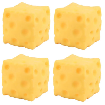 Squishy Square Cheese Squeeze Toys Slow Rebound Push Stress Relief Sensory Toy Soft Butter Cheese Fidget Toy Christmas Present