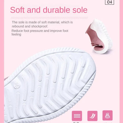 2025 Sports Running Shoes Women's Mesh Breathable Walking Women's Sports Shoes Comfortable and Fashionable Casual Sports Shoes