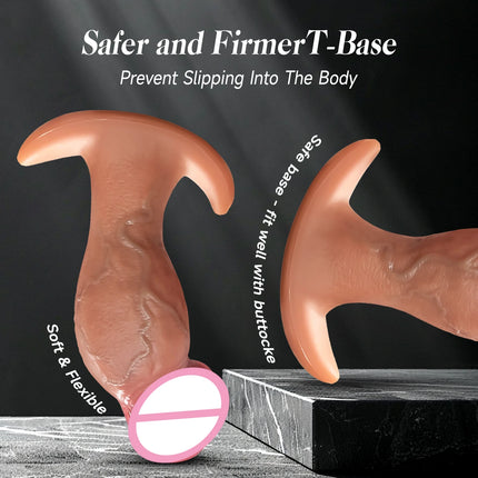 Super Big Skin Dildo Penis Prostate Massager Silicone Realistic Sexy Adult Anal Masturbator Oversized Strap-on Dildos Sex toys