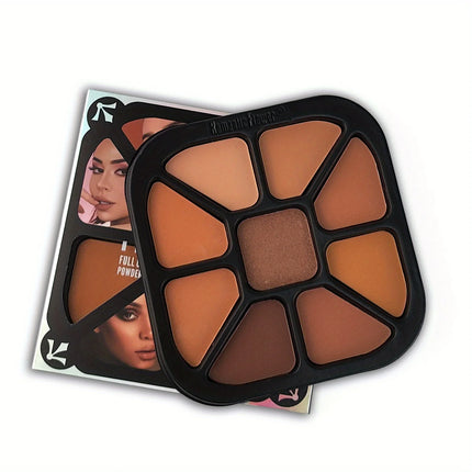 9 Colors Finishing Powder Palette Matte Natural Highlighting Fixing Waterproof Sweatproof Concealer Makeup Cosmetics For Women