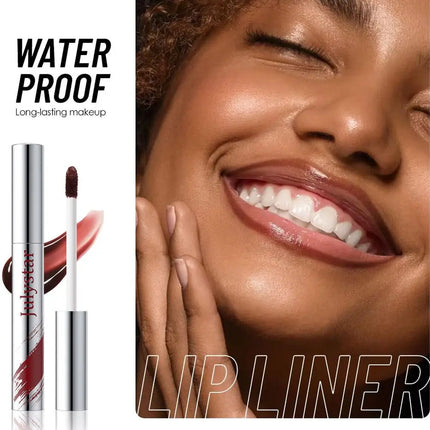 Tear-off Lip Liner Long Lasting Matte Lip Tint Waterproof and Sweat-proof Not Easy to Smudge Line Hook Lip Marker Makeup Pen