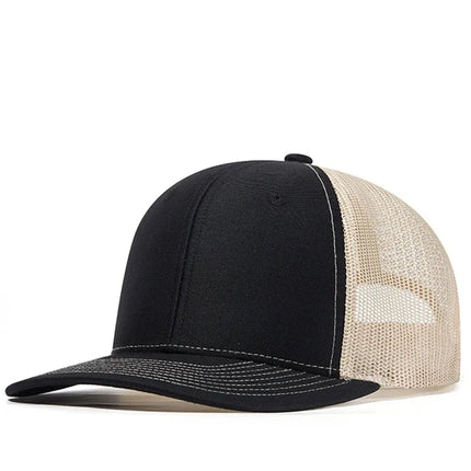 Summer Unisex Slight Curved Brim Trucker Hat Hot Sale Breathable Casual Cap for Men Women Outdoor Daily Wear