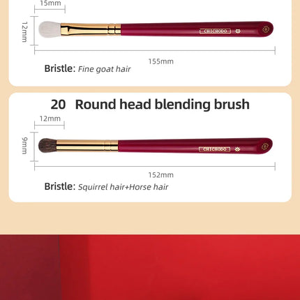 CHICHODO Luxury Makeup Brush All Kinds of Professional Beauty Brush Soft High Quality Animal Hair Brush Cosmetics Tool