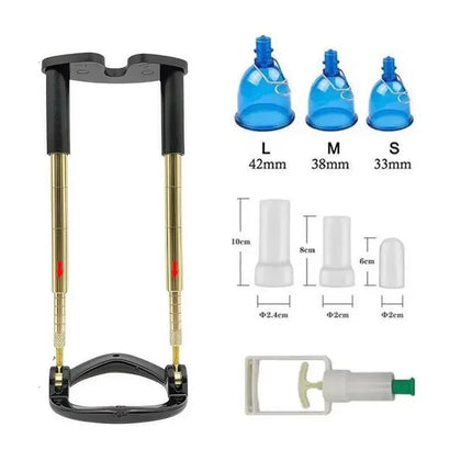 Bending Correct Penis Extender Enlargement with Vacuum Cup Sex Toys Men Dick Enhancer Stretcher Traction Exerciser Bigger Growth