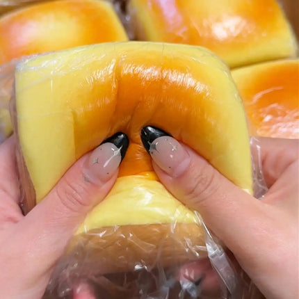 Realistic 3D Bread Squishy Toy Ultra Slow Rising Squeeze Fidget Toy Portable  Soft Stress Relief Sensory Toy for Adults