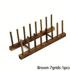 Brown-7grids-1pcs
