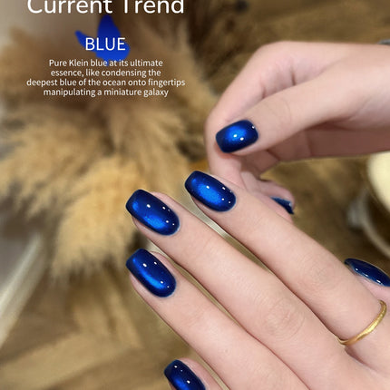 XEIJAYI 1pc 15ML Blue cat eye Nail Gel polish Semi Permanent Nail Art Soaking UV LED Nail Salon DIY Nail Salon Gel
