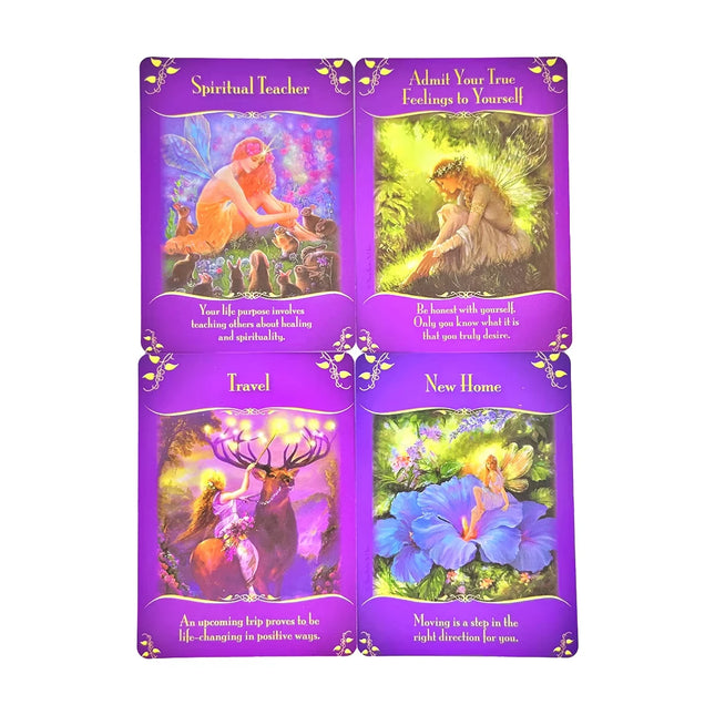Magical Messages From the Fairies Oracle Cards 44 Cards Fate Divination Tarot Card