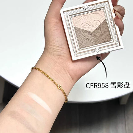 CHEERFLOR Little Angel Contour Shadow & Highlight Palette Face Mate Iluminador Bronzer Makeup Concealers 7g
