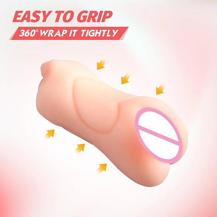 3 IN 1 Male Masturbation Adult Sex Pocket Pussy Sex Toys for Men with Realistic Vagina 18 Masturbator Cup Sex Doll Tooys for Men