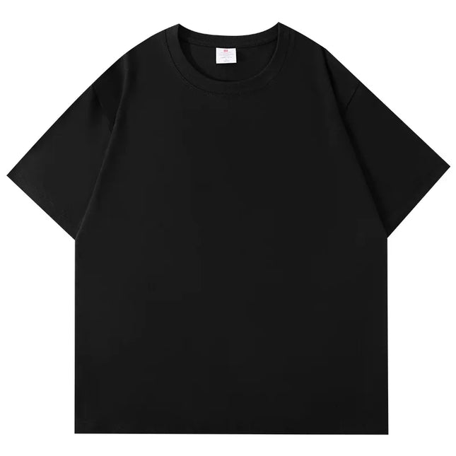 Couple T-shirts 2026 Summer Oversize Cotton T-Shirt Casual High Quality Short Sleeves Tee Shirt Men Basic Solid Color Sport Tops