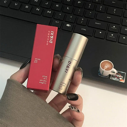 6 Color Long-Lasting Waterproof Matte Velvet Lip Gloss Mist Liquid Matte Lipstick Non-stick Cup Lip Glaze Lip Makeup Cosmetics