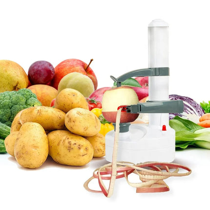 Popular Kitchen Tool Spin Rotating Adapter Apple Fruit  Skin Peeler Electric Potato Peeler Machine for Home & Commercial