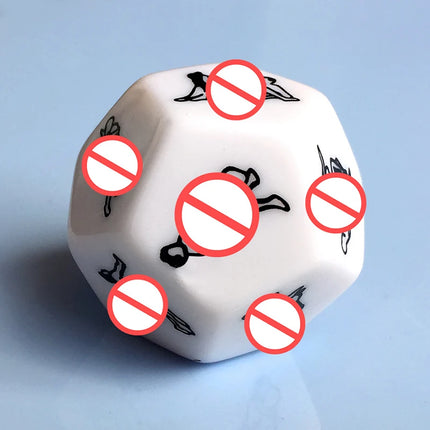 12 Sides Sexy Funny Dice Party Gifts Cubes Adults Love Humour Gambling Sex Romance Erotic Kama Sutra Craps Sexy Games Dices Toys