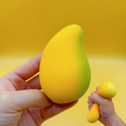 Stress Relief Squishy mango Squeeze Toys Slowing Rising Sticky mango Sensory Fidget Toys for Adults Squishy Sensory Toys