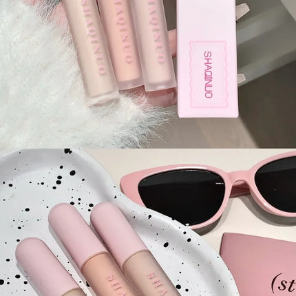 3 Colors Liquid Foundation Concealer Cream Full Covers Brightening Facial & Eye Liquid Concealer Waterproof Oil-control Make Up