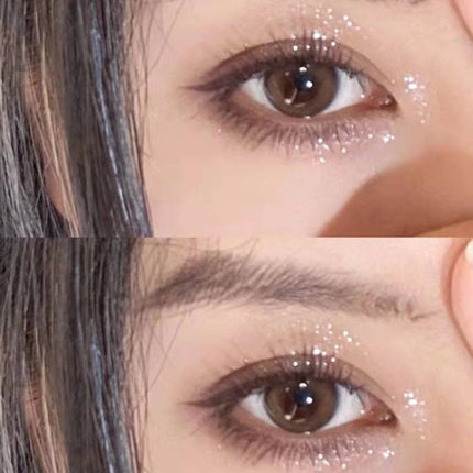 Long-Lasting Glitter Eyeshadow -Radiant High Shine,Face and Eye Highlighter,Sparkling Powder Eye Makeup for Eyelids & Cheekbones