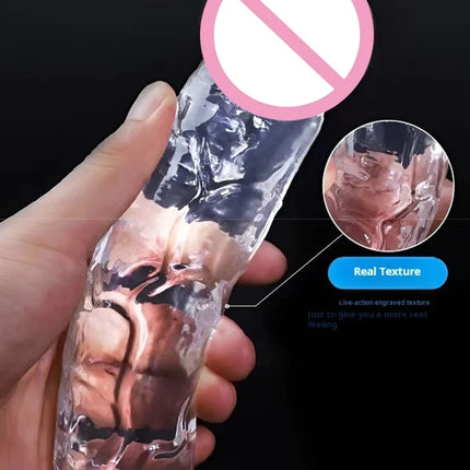 Realistic Dildo Jelly Penis Suction Cup Dildo Realistic Sex Toys For Lesbian Women Female Masturbator Big Dick Fake Dick