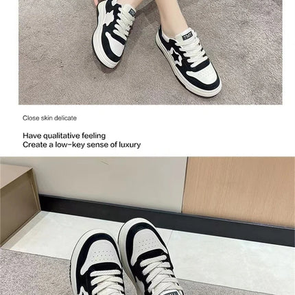 Fashion Casual Star Sport Loafers Women Chunky Sneaker Outdoor Comfort Soft Bottom Anti-slip Board Loafers Athletic Shoes