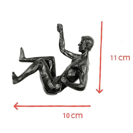 Athlete Rock Climbing Resin Background Wall Hanging Decoration, Sculpture Statue, Retro Figures, Present Decor New 2023