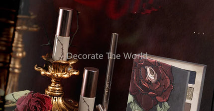 Judydoll Halloween Limited Edition Rose Codex" 15-color Eyeshadow Book Matte Earth Color Shimmer Eye Makeup Eye Glitter