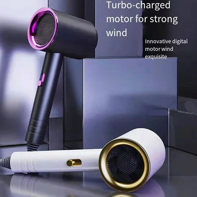 Professional Quick Hairdryer Hot Cold Wind Blow Dryer Suitable For Home Salon With Nozzles Travel Hot Cold Air Adjustment