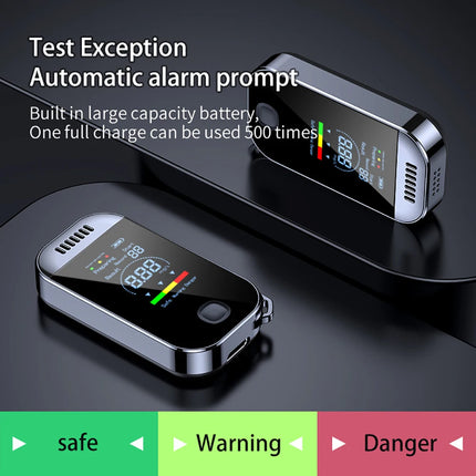 NEW Portable Alcohol Tester Professional Breathalyzer With LCD Display USB Rechargeable Electronic Digital Breath Alcohol Tester