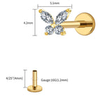 Gold 1.2x4x4.2x5mm